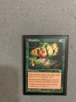 Magic: The Gathering MTG Afiya Grove Enchantment - Mirage 1996 - Near-Mint/NM A+ - Image 1
