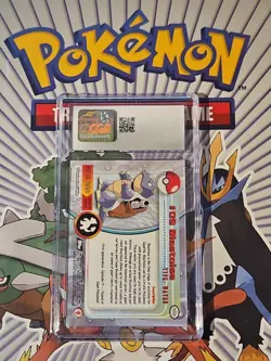 1999 Topps Pokemon TV #9 Blastoise Silver Foil CGC 7.5 - Image 2