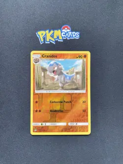 Pokemon TCG Cranidos Ultra Prism 64/156 Reverse Holo LP. - Image 1