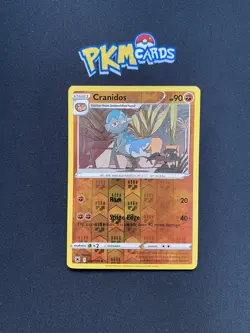 Pokemon TCG Cranidos Astral Radiance 076/189 Reverse Holo LP. - Image 1