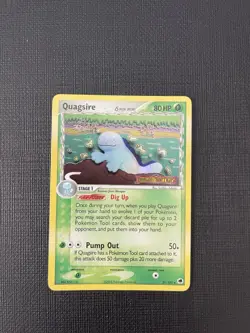 Pokemon Quagsire EX Dragon Frontiers Stamped #21/101 Reverse Holo LP/NM+ - Image 2