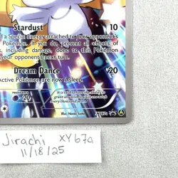 Jirachi XY67a Alternate Art Holo NM Black Star Promo Pokemon TCG - Image 2