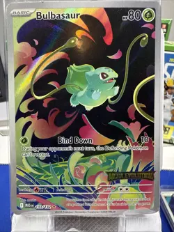 Pokemon Bulbasaur 133/132 Mega Evolution Stamped Promo SEALED - Image 1