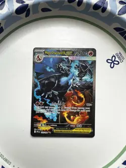 Mega Charizard X EX 125/094 - SIR - Phantasmal Flames - Pokemon TCG MINT - Image 1
