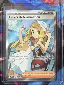Lillie's Determination SR 169/132 Full Art NM Pokemon TCG English Mega Evolution - Image 1