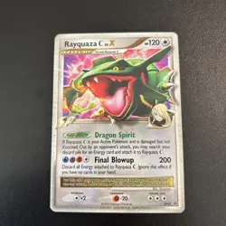 2007 POKEMON DIAMOND & PEARL BLACK STAR PROMOS #DP47 RAYQUAZA C LV.X - Image 1