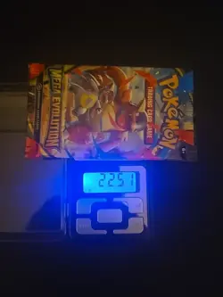 Heavy 22.51g Pokemon TCG Mega Evolution Sleeved Booster Pack New Factory Sealed - Image 1
