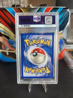 1999 Pokemon Game TCG Pikachu #58/102 Red Cheeks Shadowless Base Set PSA 7 - Image 2