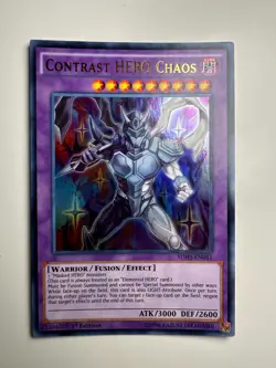 YuGiOh Contrast HERO Chaos SDHS-EN041 Ultra Rare 1st Edition - NM/VLP - Image 1