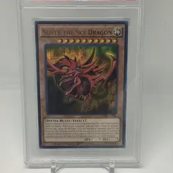 2010 YuGiOh! Legendary Collection 1 LC01-EN002 SLIFER THE SKY DRAGON PSA 9 Mint - Image 2