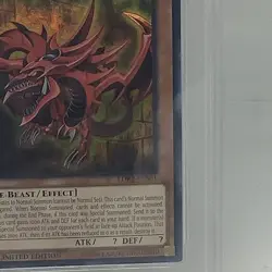 2010 YuGiOh! Legendary Collection 1 LC01-EN002 SLIFER THE SKY DRAGON PSA 9 Mint - Image 4