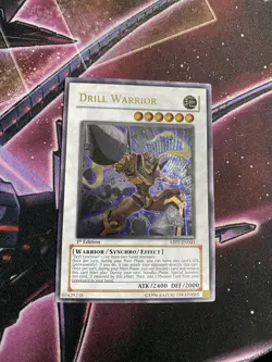 Yugioh Drill Warrior Ultimate Rare 1st Edition ABPF-EN041 LP See Pics! - Image 2