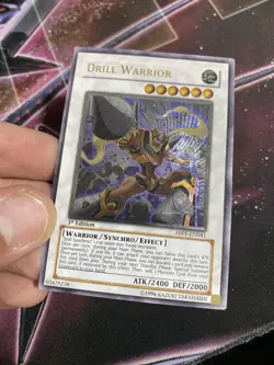 Yugioh Drill Warrior Ultimate Rare 1st Edition ABPF-EN041 LP See Pics! - Image 3