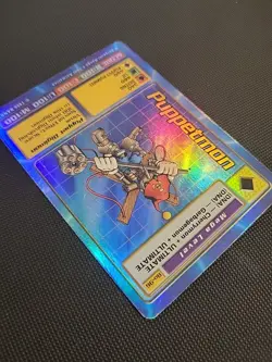 Puppetmon Card Bo-96 | Mega Level Digimon | Holo Foil | Bandai 1999 - Vintage LP - Image 5