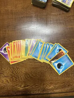 Vintage Pokemon Bulk 150+ Cards, Stack Of Vintage Energy Cards, 4 Vintage Holos. - Image 5
