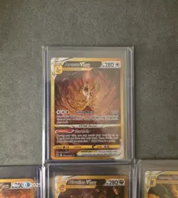 Pokemon ARCEUS GIRATINA PALKIA AND DIALGA SECRET V STAR GOLD CARDS COLLECTION - Image 5