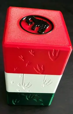 Custom Jurassic Park MTG Magic The Gathering 100 Card Commander Deckbox - Image 4