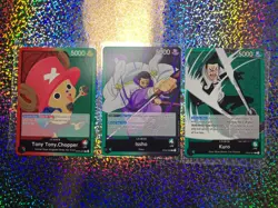 One Piece Card Game Leader Regular: OP03-021 Kuro; OP04-020 Issho - Image 1