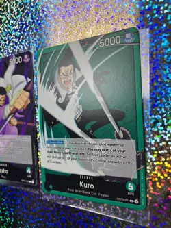 One Piece Card Game Leader Regular: OP03-021 Kuro; OP04-020 Issho - Image 3