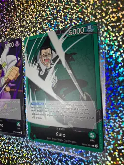 One Piece Card Game Leader Regular: OP03-021 Kuro; OP04-020 Issho - Image 4