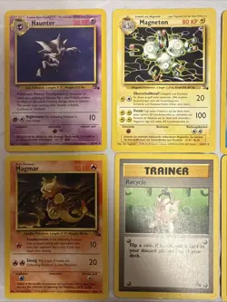 Pokemon Card Collection - Fossil Vintage Card Lot 4 1999-2000 WOTC Rare/Uncommon - Image 2