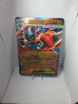 Mega Lucario ex - MEP 012 Mega Evolution Black Star Promo Pokemon TCG Card - Image 1