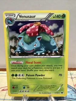 Pokemon TCG Venusaur Holo Card Dark Explorers 3/108 - Image 1