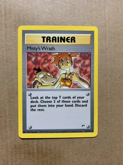 Misty's Wrath 114/132 Gym Heroes - Uncommon Pokemon Card - NM/Mint - Image 1