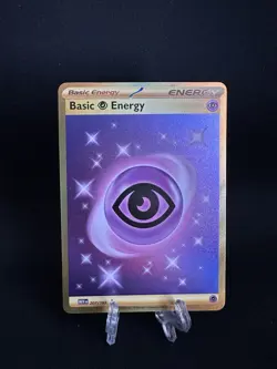 NM/M Pokemon TCG Psychic Energy Scarlet & Violet Basic Card 207/165 Gold - Image 1