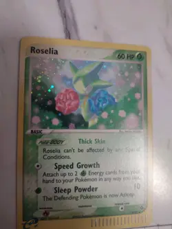 Pokemon TCG Card NM Roselia Dragon HOLO Foil RARE e-Reader Card 8/97 - Image 2