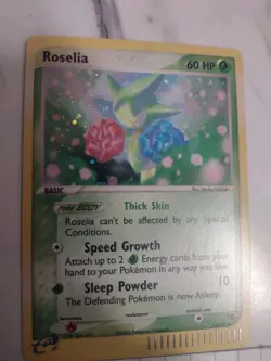 Pokemon TCG Card NM Roselia Dragon HOLO Foil RARE e-Reader Card 8/97 - Image 3