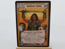 WARLORD Saga of the Storm CCG Character Card HUNTRESS VOLDA 184/369 - Image 1