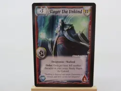 WARLORD Saga of the Storm CCG Character Card SLAYER THE UNKIND 117/369 - Image 1