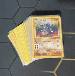 Pokemon Base Set non Holo Lot Of 70 + Cards Some 1st Editions WOTC LP-HP Vintage - Image 2