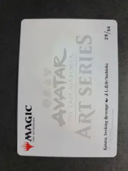 Katara, Seeking Revenge 29/54 MTG Avatar Art Series Card - Image 2