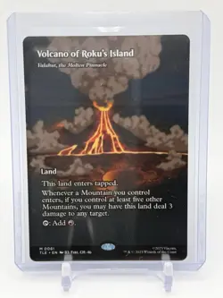 MTG Volcano of Roku's Island - Valakut, the Molten Pinnacle, NM-Mint, Borderless - Image 1