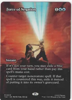Force of Negation (Borderless) MTG Avatar (TLE) 0013 - Image 1