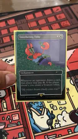 Magic: The Gathering Smothering Tithe SpongeBob Secret Lair - Image 1