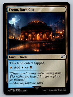 Treno, Dark City L 0290 - Final Fantasy MTG Magic The Gathering (Regular) - Image 1