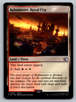 Rabanastre, Royal City L 0287 - Final Fantasy MTG Magic The Gathering (Regular) - Image 1