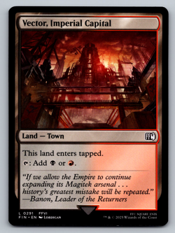Vector, Imperial Capital L 0291 - Final Fantasy MTG Magic The Gathering Regular - Image 1
