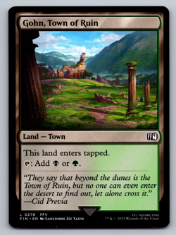 Gohn, Town of Ruin L 0278 - Final Fantasy MTG Magic The Gathering (Regular) - Image 1