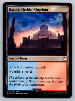 Baron, Airship Kingdom L 0273 - Final Fantasy MTG Magic The Gathering (Regular) - Image 1