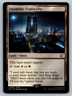 Insomnia, Crown City L 0282 - Final Fantasy MTG Magic The Gathering (Regular) - Image 1