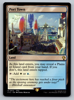 Port Town R 0412 Regular - Final Fantasy MTG Magic The Gathering - Image 1