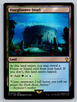 Vineglimmer Snarl R 0440 Regular - Final Fantasy MTG Magic The Gathering - Image 1