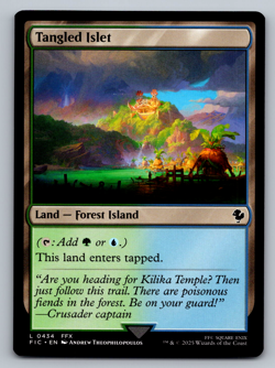 Tangled Islet L 0434 Regular - Final Fantasy MTG Magic The Gathering - Image 1