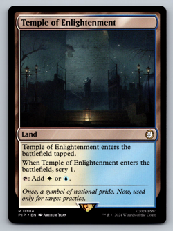 Temple of Enlightenment R 0304 - MTG Universes Beyond: Fallout (PIP) - Image 1