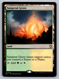 Sunpetal Grove R 0335 Bloomburrow Regular - Image 1