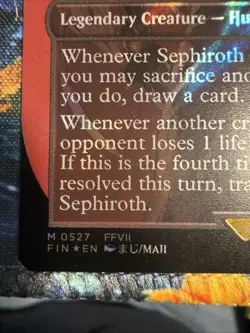 Sephiroth, Fabled SOLDIER (Borderless) (Surge Foil) Final Fantasy Foil - Image 2